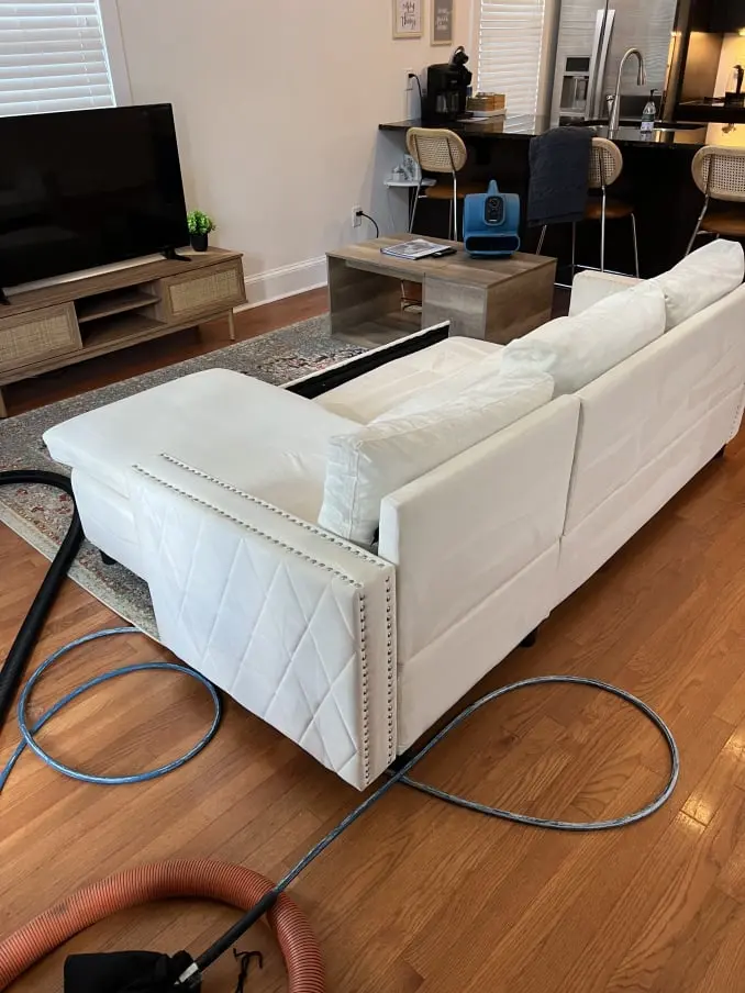 White Sofa Cleaning